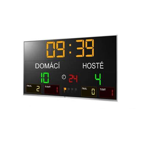 Ovládání basketbalové výsledkové tabule