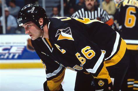 Mario Lemieux pět gólů proti New Jersey
