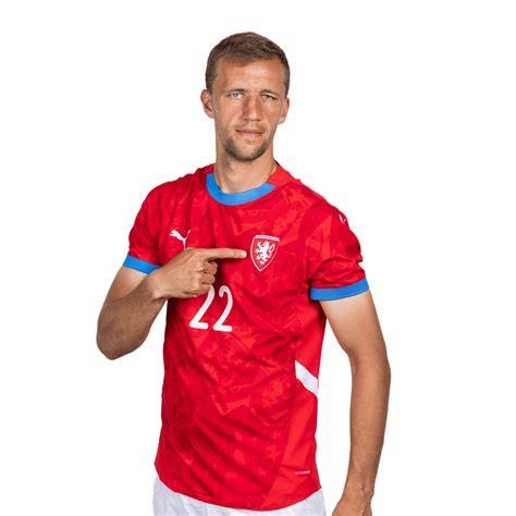Tomáš Souček v dresu Slavie číslo 28